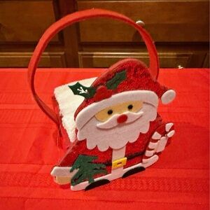 Santa Claus Holiday Tote Bag